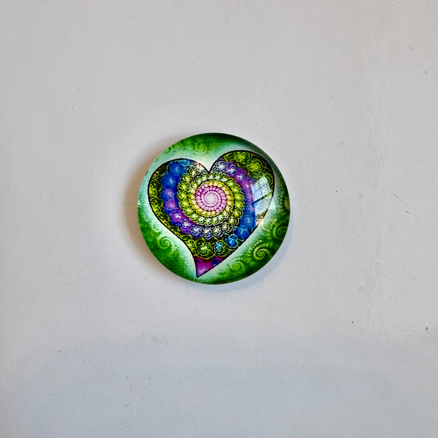 Green Heart Round Crown