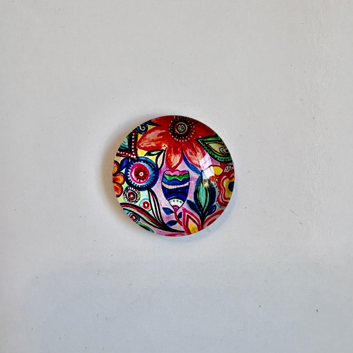 Colorful Floral Round Crown