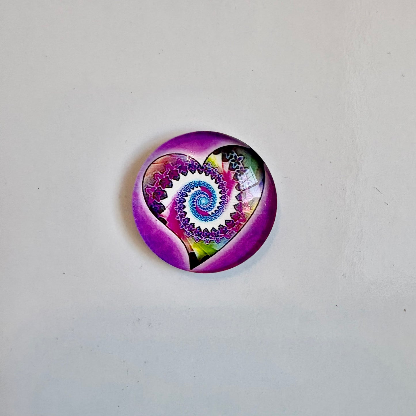 Purple Heart Round Crown