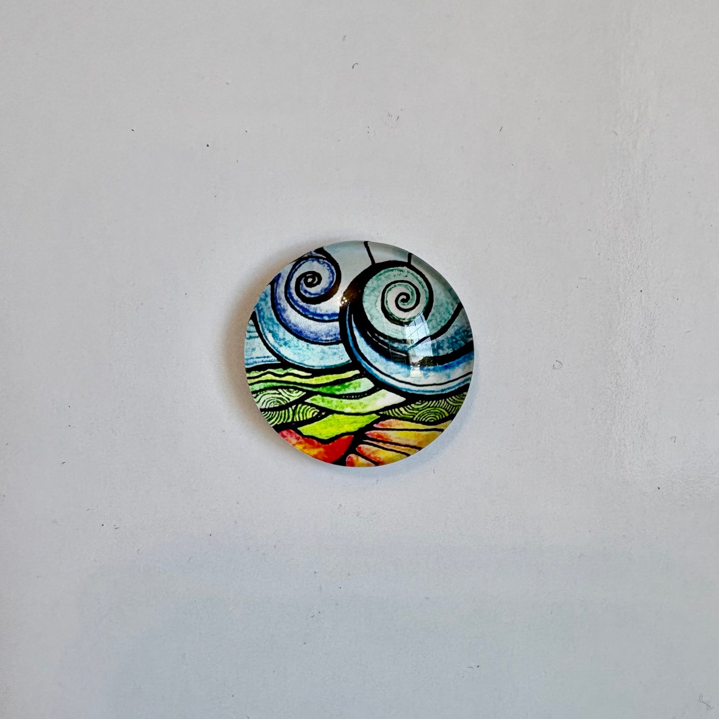 Colorful Wave Round Crown