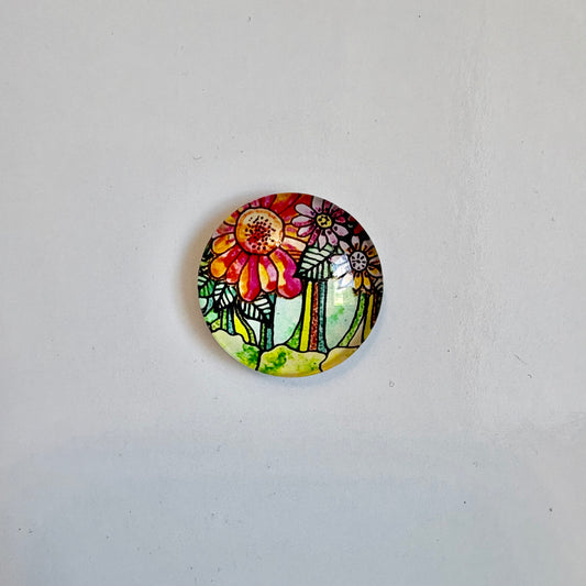 Floral/Trees Round Crown