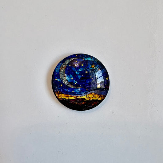 Mosaic Moon Round Crown