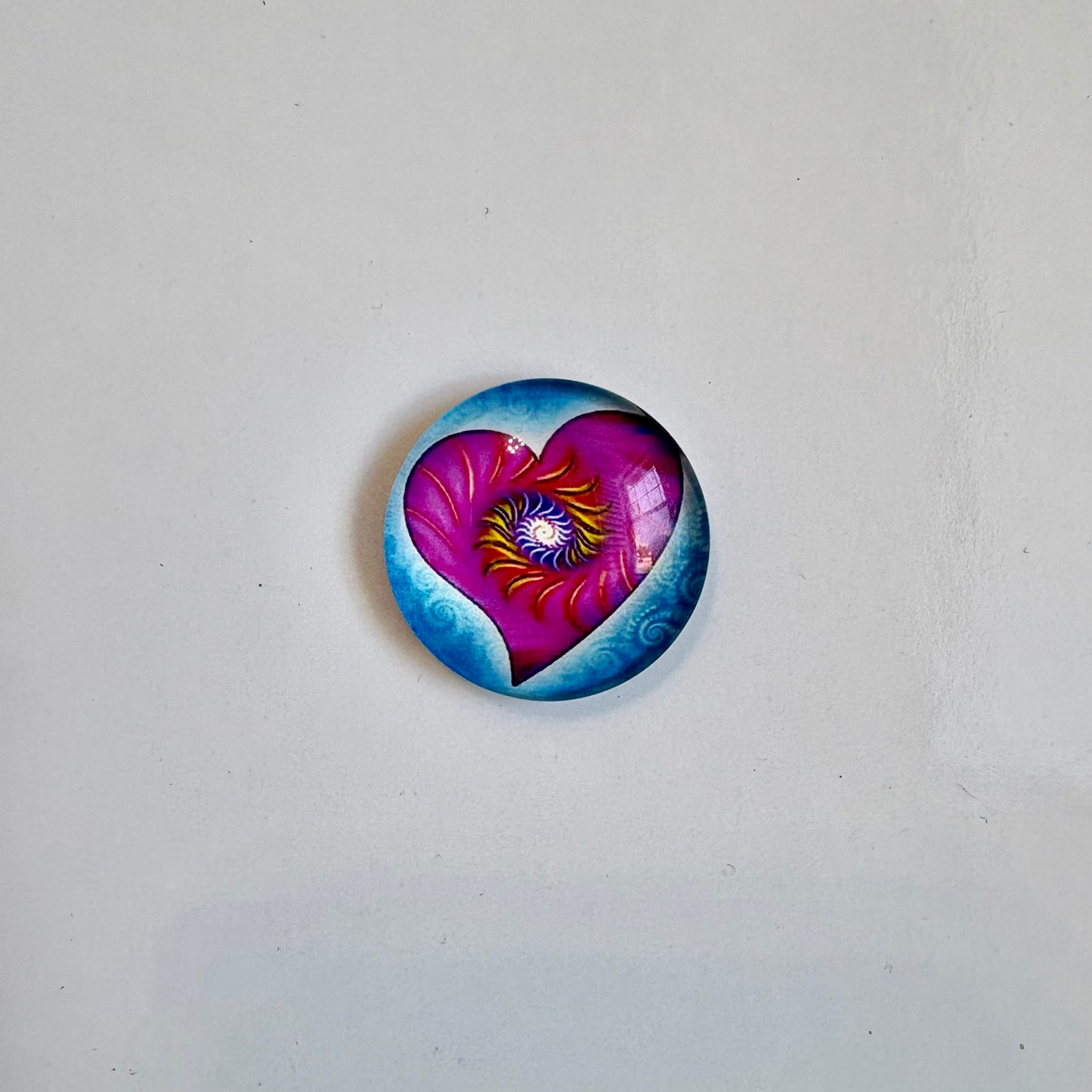 Pink Heart Round Crown
