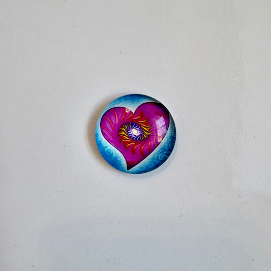 Pink Heart Round Crown