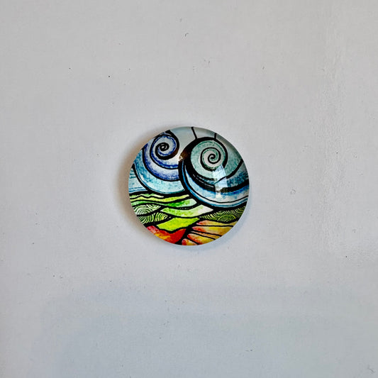 Colorful Wave Round Crown