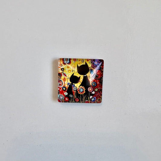 Black Cats Square Crown