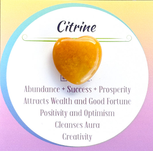 Root - Citrine Crystal Magnet