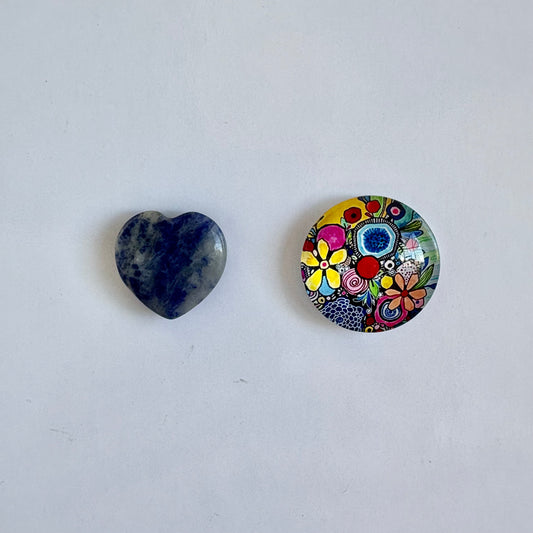 Lapis Lazuli/Mosaic Multi Color Floral Set