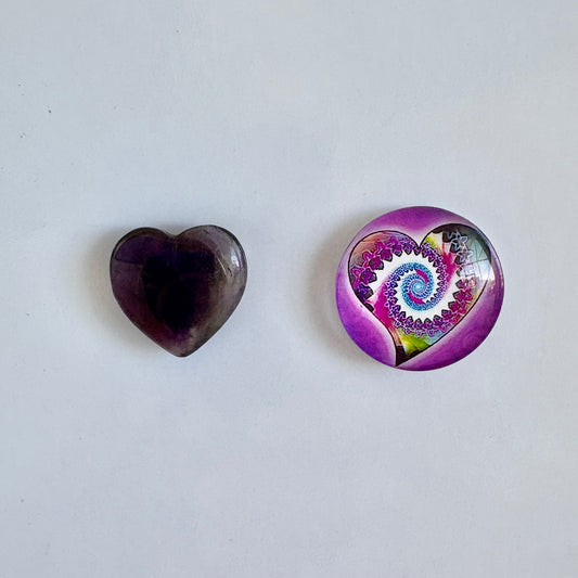 Amethyst/Purple Heart Set