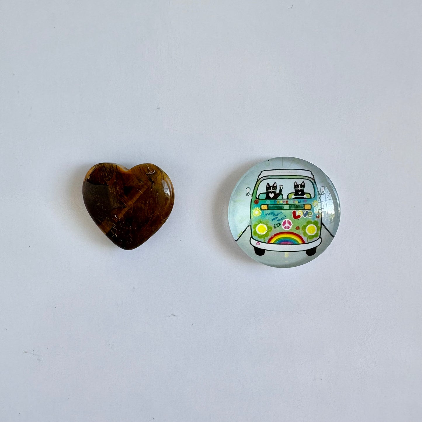 Tiger's Eye/VW Van Rainbow Cats Set