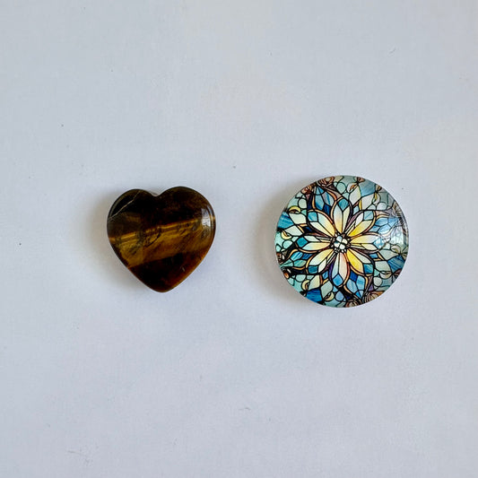Tiger's Eye/Kaleidoscope Blue Set