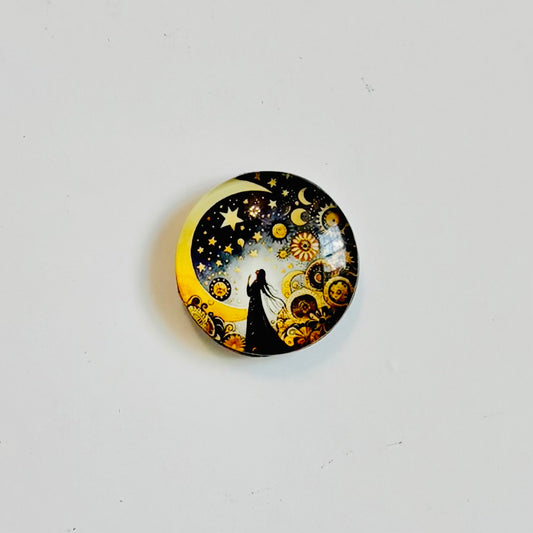 Crown - Moon Stars Girl Magnet