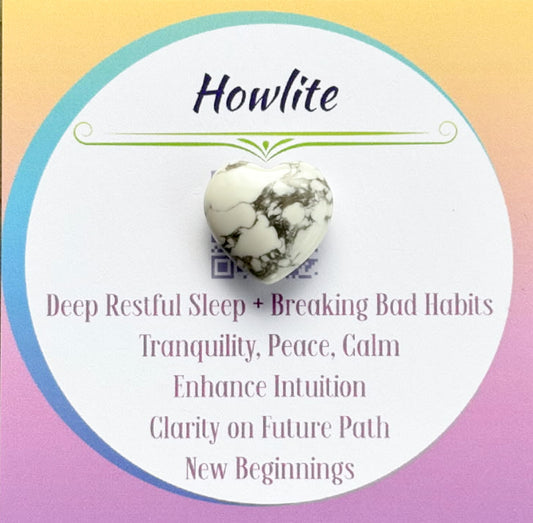 Root - Howlite Crystal Magnet